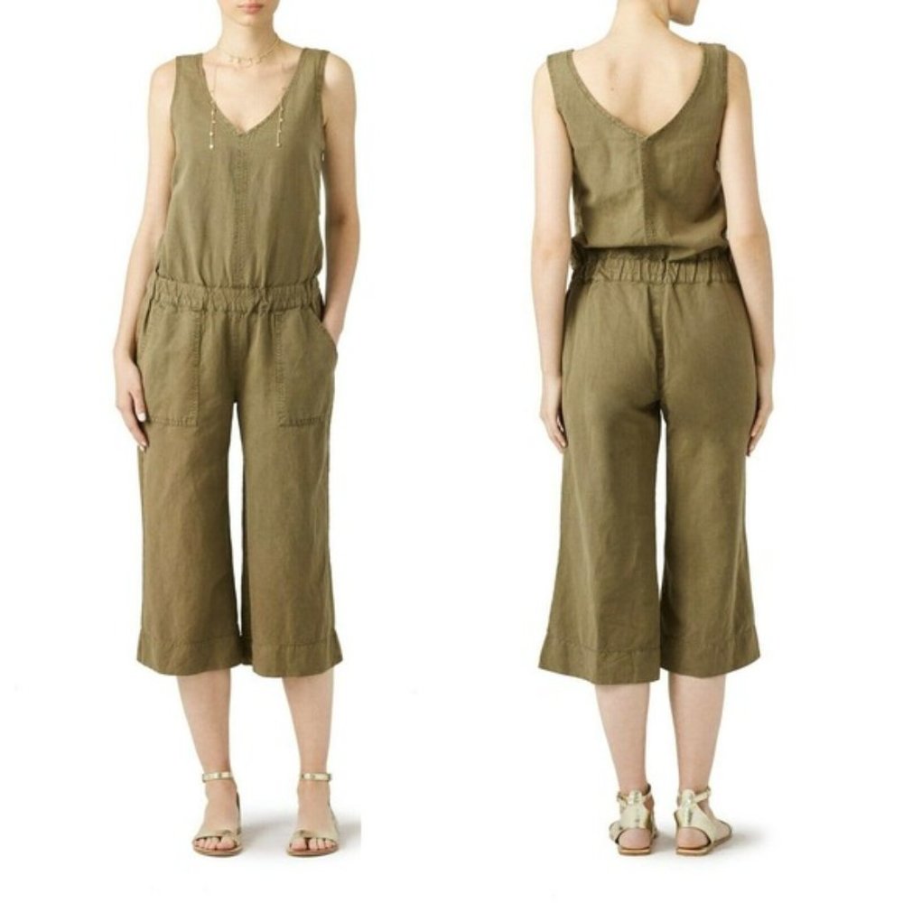 Deby Debo Khaki Anusha Jumpsuit Size M